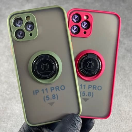 قاب گوشی Rp رینگ دار پشت مات آیفون IPhone 11Pro گارد گوشی iPhone 11pro قاب موبایل ایفون 11 پرو — تصویر ۴