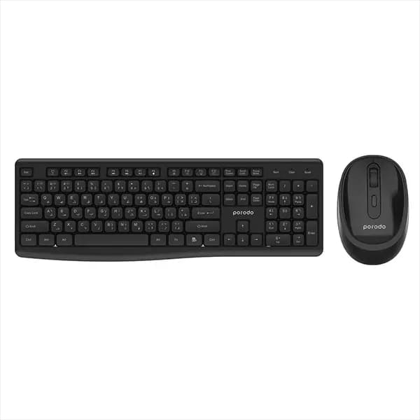 کیبورد و ماوس بی سیم پرودو Porodo PD-W24KBM-BK
