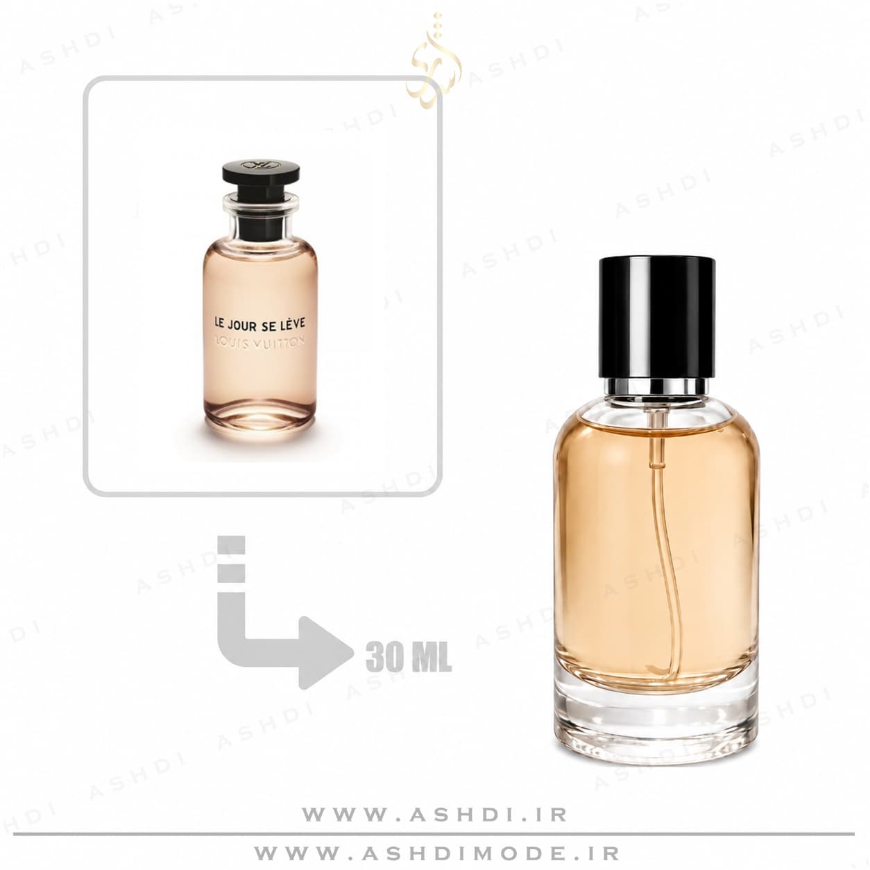 عطر ادکلن لویی ویتون له ژور سه لیو زنانه ۳۰ میل اشدی | Louis Vuitton Le Jour Se Lève 30ml ASHDI Extra Parfum