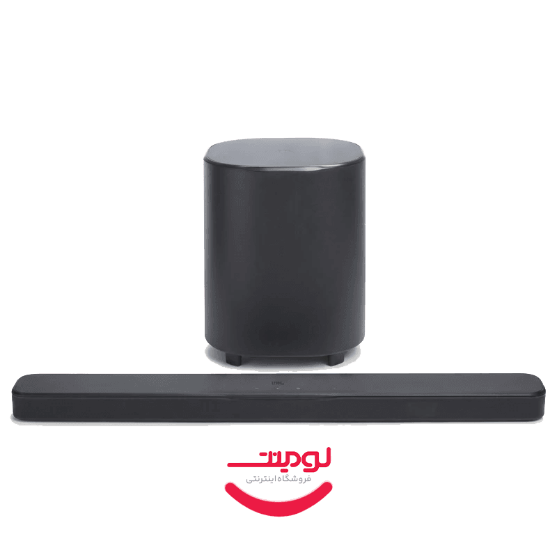 ساندبار جی بی ال مدل JBL Bar 500MK2 با توان ۷۵۰ وات، صدای ۵.۱ کاناله، دالبی اتموس و ساب‌ووفر بی‌سیم ۱۰ اینچی – مشکی