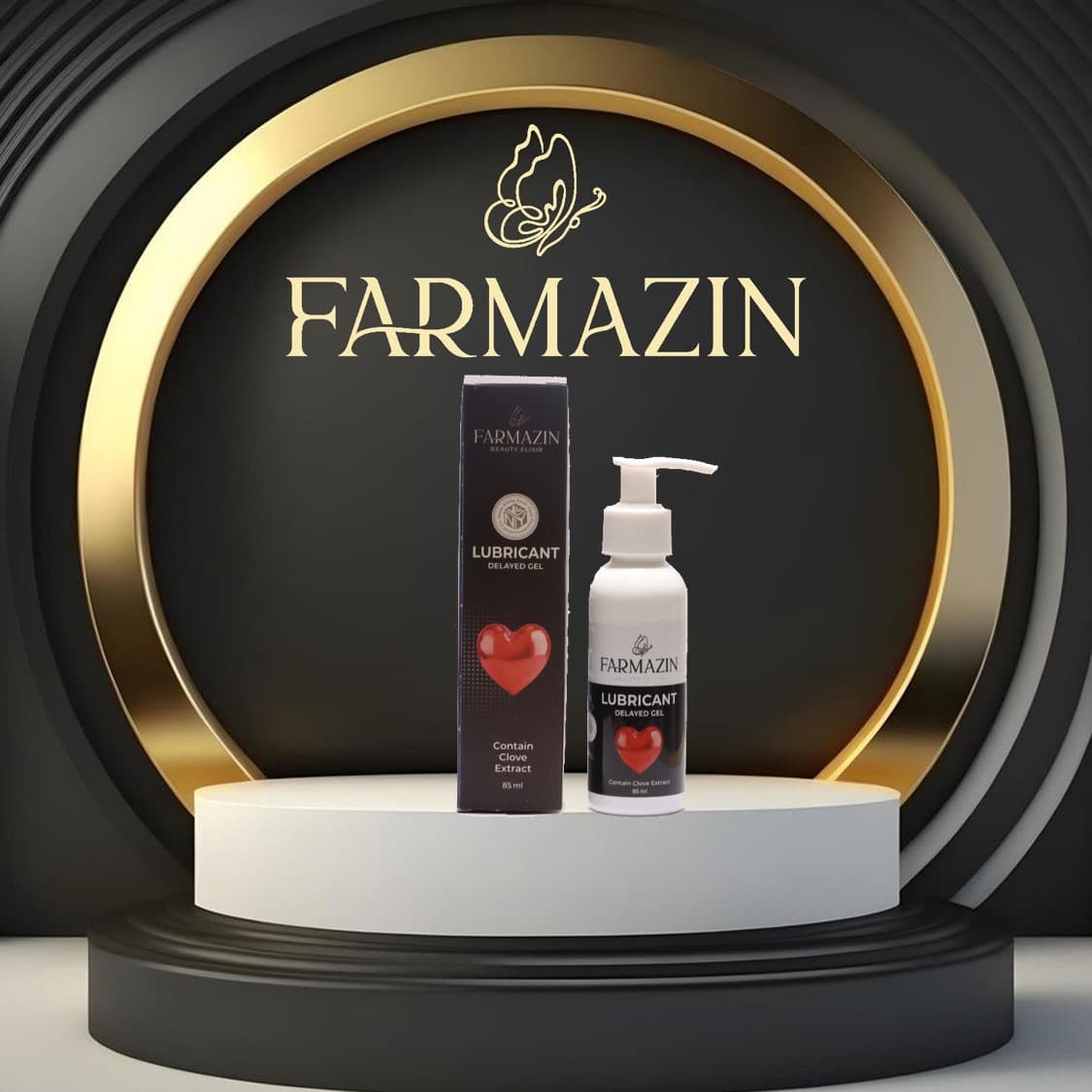 ژل لوبریکانت تاخیری حاوی عصاره میخک - فارمازین