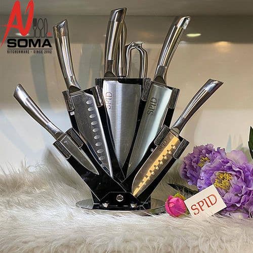 سرویس کارد/چاقو اسپید استیل {رنگبندی}