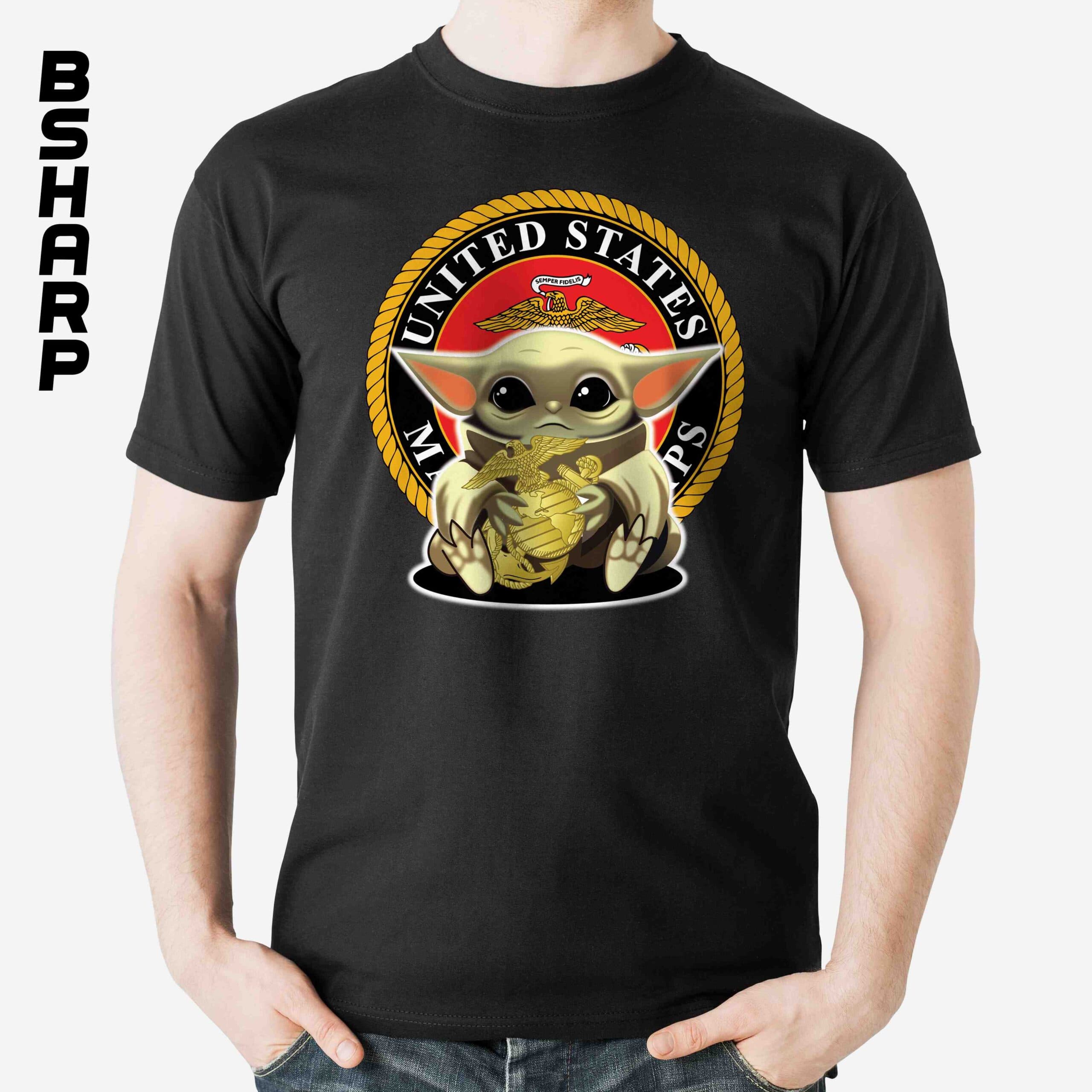 تیشرت The Mandalorian طرح یودا 3