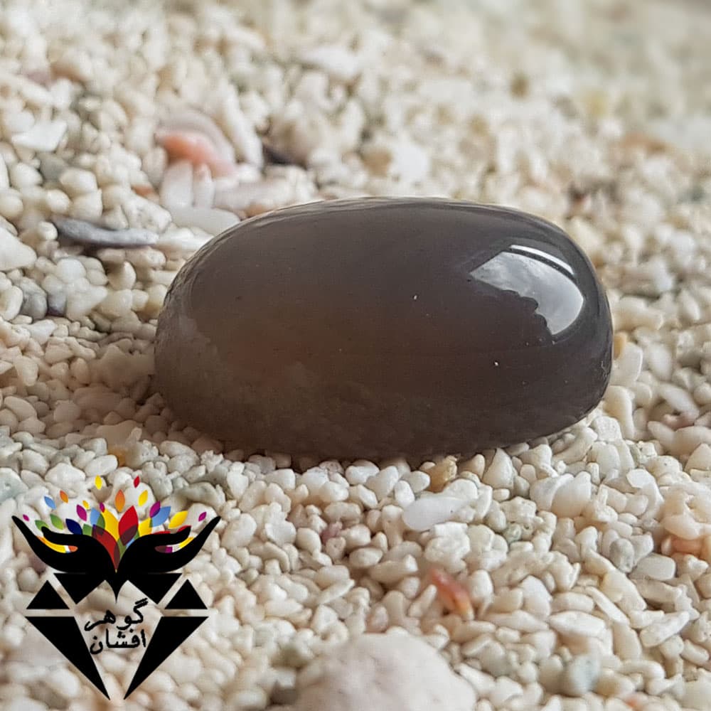نگین مون استون دودی اصل خوشرنگ N3120
