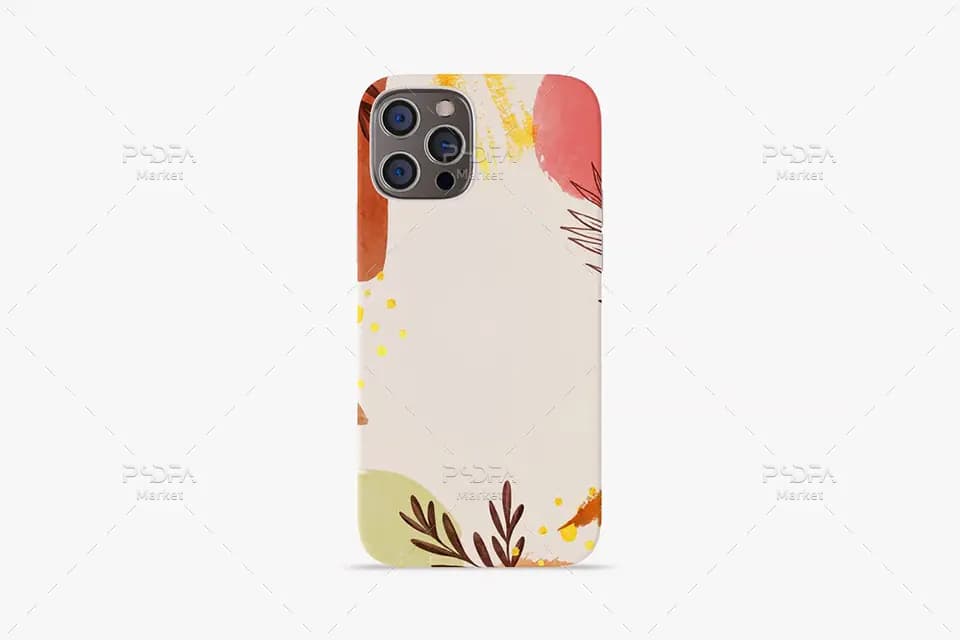 موکاپ قاب و کاور آیفون 12 لایه باز – iPhone 12 Case Mockup — تصویر ۶