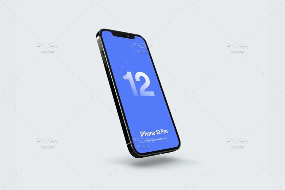 موکاپ آیفون 12 پرو لایه باز برای فتوشاپ – iPhone 12 Pro Mockups — تصویر ۶