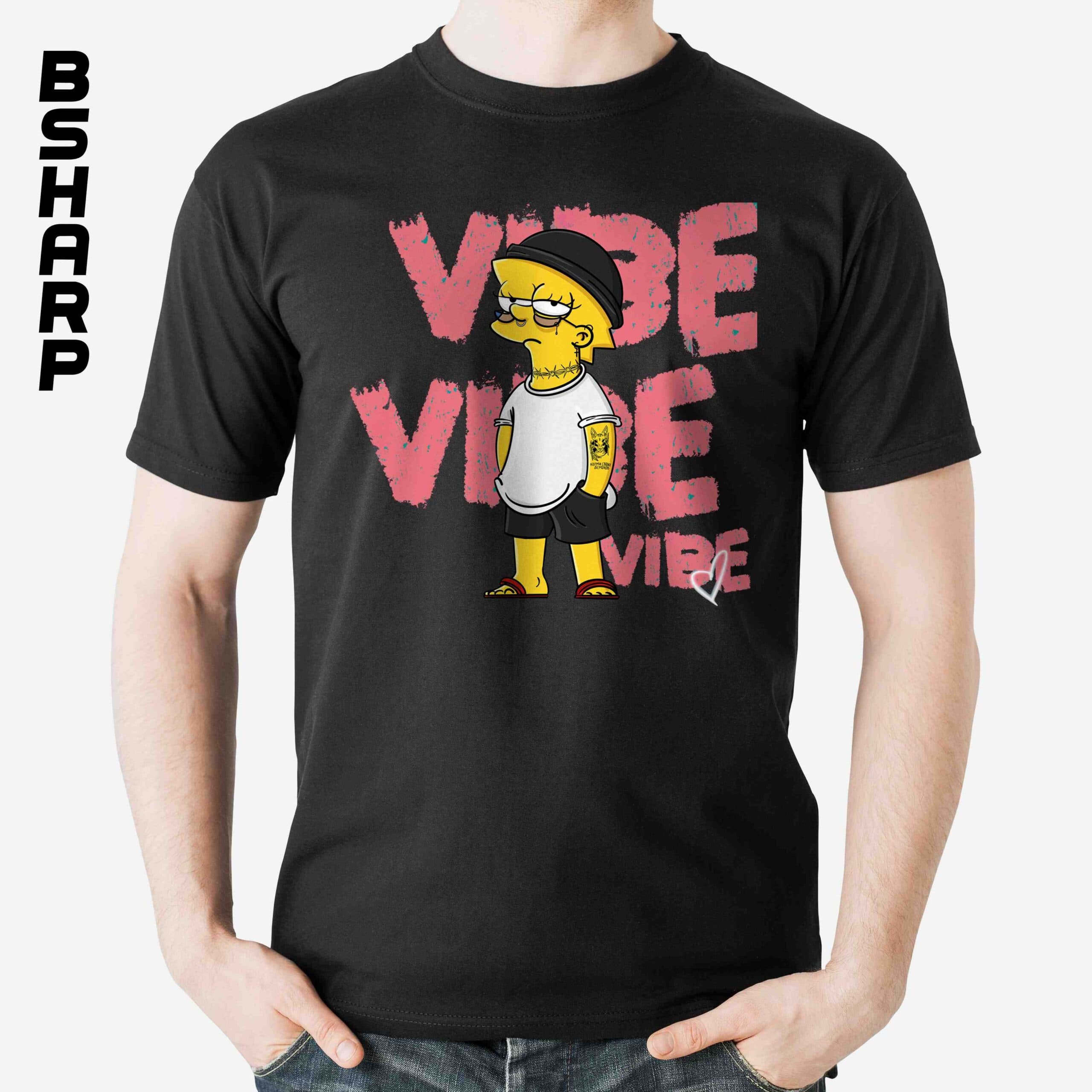 تیشرت Simpsons طرح Vibe