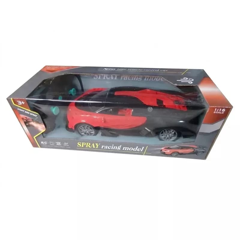 ماشین کنترلی اسپرت چراغدار و دودزا /مدل Spray Racing مقیاس ۱:۱۶