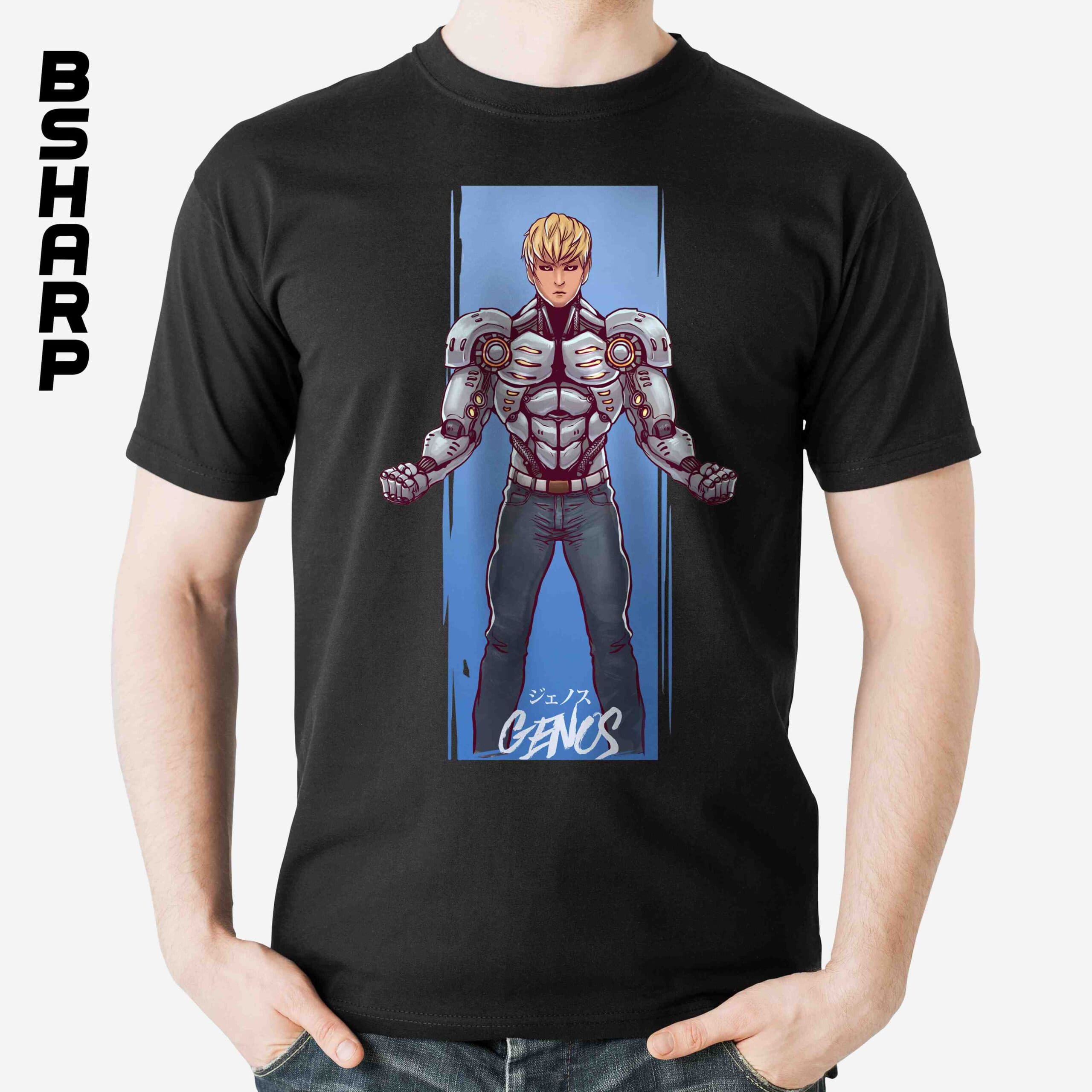 تیشرت One Punch Man طرح Genos