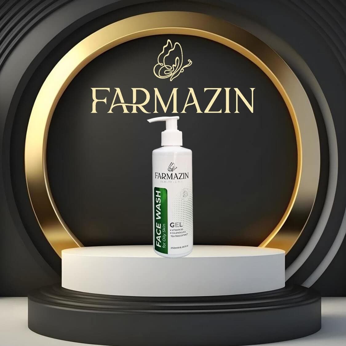 ژل شستشوی صورت مناسب پوست چرب فارمازین _ 250 میلی لیتر