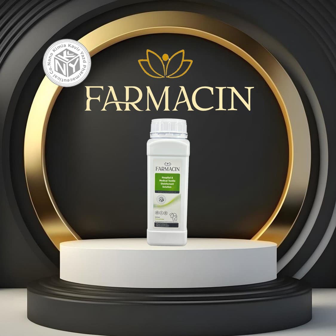 ضدعفونی کننده منسوجات پزشکی و بیمارستانی بر پایه پراستیک اسید 5 درصد – فارماسین یک لیتری