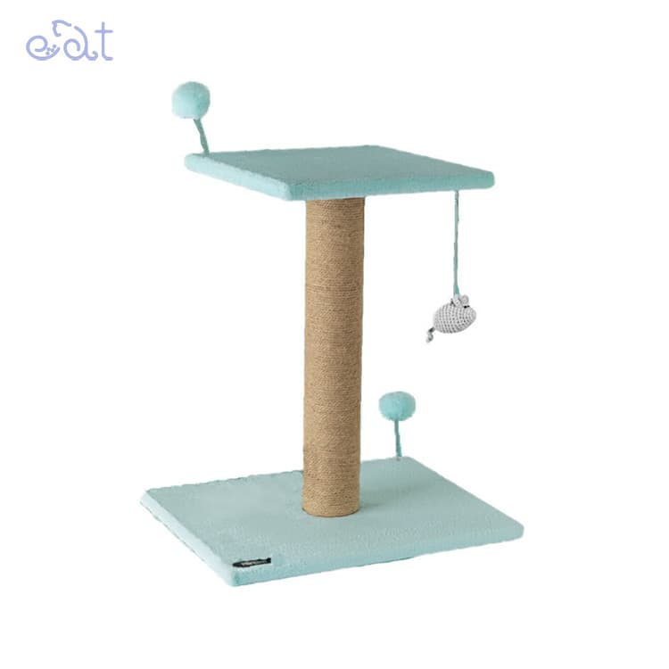 اسکرچر دوطبقه ساده برند نیناپت NinaPet (رنگ آبی به همراه کت نیپ)