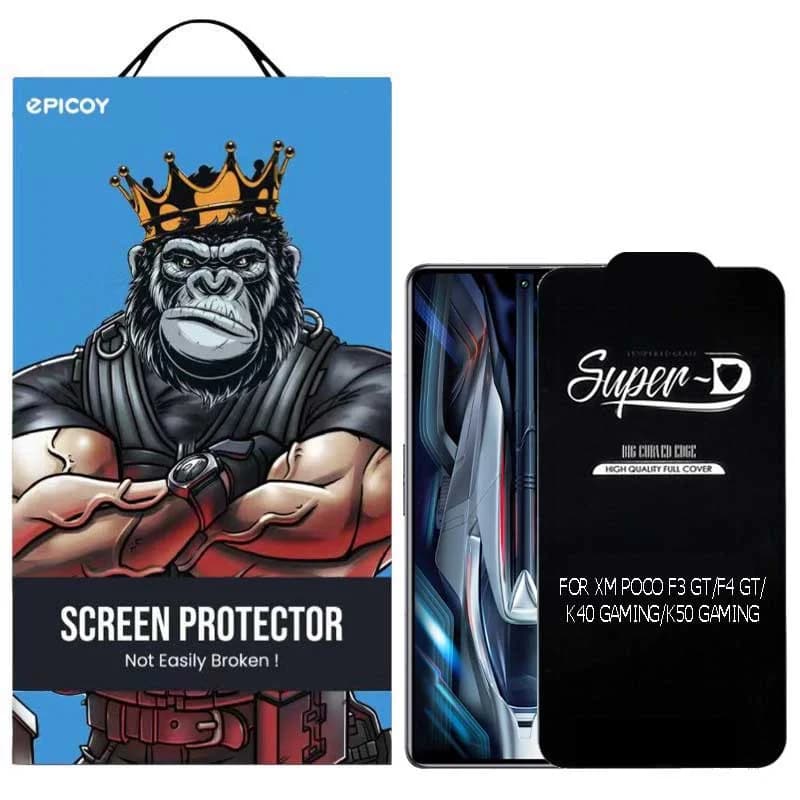 گلس اپیکوی مدل Super 5D مناسب برای گوشی موبایل شیائومی Poco F3 GT/ Poco F4 GT/ Redmi K40 Gaming / K50 Gaming
