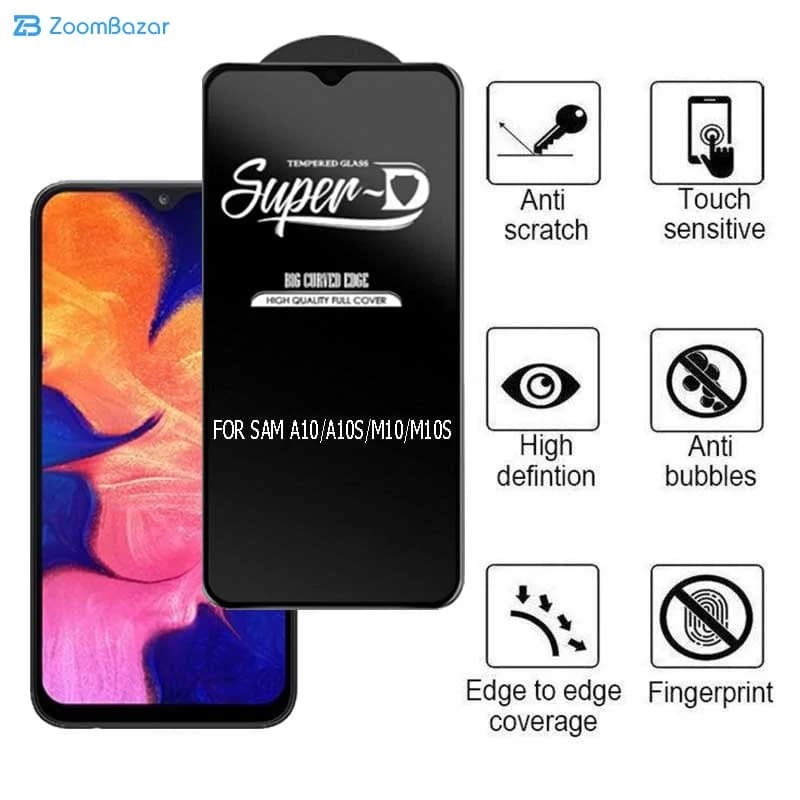 گلس اپیکوی مدل Super 5D مناسب برای گوشی موبایل سامسونگ Galaxy A10/ A10s/ M10/ M10s — تصویر ۴