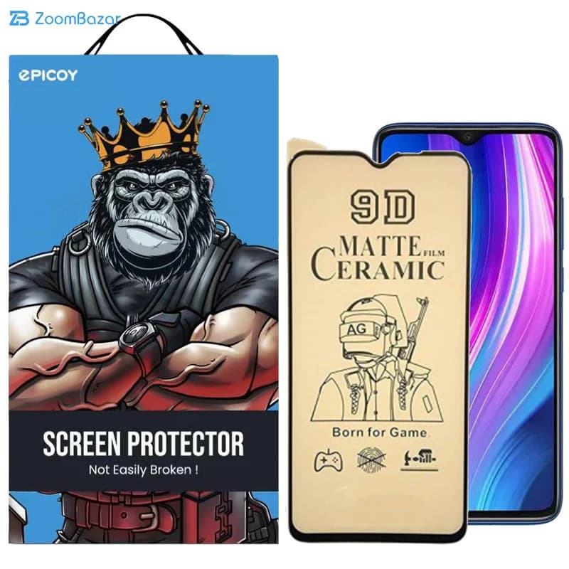 گلس سرامیکی مات اپیکوی مدل BodyGuard مناسب برای گوشی موبایل شیائومی Redmi Note 8 Pro/Redmi 9T/ Redmi 9 Power/ Redmi Note 9 4G (china)/ Poco M3 — تصویر ۷