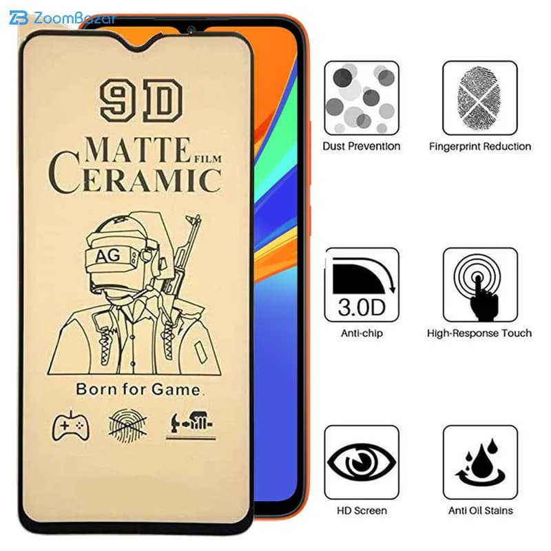 گلس سرامیکی مات اپیکوی مدل BodyGuard مناسب برای گوشی موبایل شیائومی Redmi 10A / 9A/ 9C / Poco C31 — تصویر ۵
