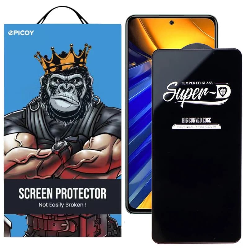 گلس اپیکوی مدل Super 5D مناسب برای گوشی موبایل شیائومی Poco F4 5G / Redmi K40S / K50 /K50 Pro / K50 Ultra / Xiaomi 12T/ 12T Pro