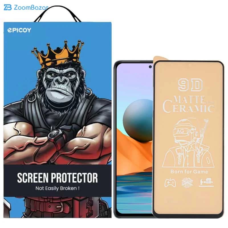 گلس سرامیکی مات اپیکوی مدل BodyGuard مناسب برای گوشی موبایل شیائومی Redmi Note 9 Pro Max/ Note 9 Pro/ Note 9S/ Note 10 Pro Max/ Note 10 Pro/ Note 10 Lite/ Note 10i 5G — تصویر ۲