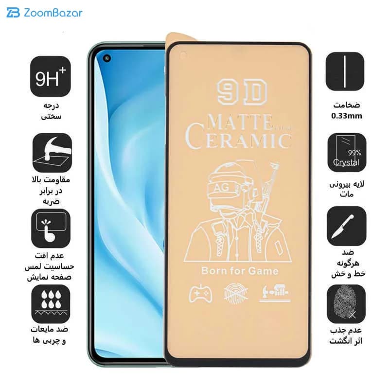 گلس سرامیکی مات اپیکوی مدل BodyGuard مناسب برای گوشی موبایل شیائومی Mi 11 Lite 4G/ Mi 11 Lite 5G — تصویر ۳