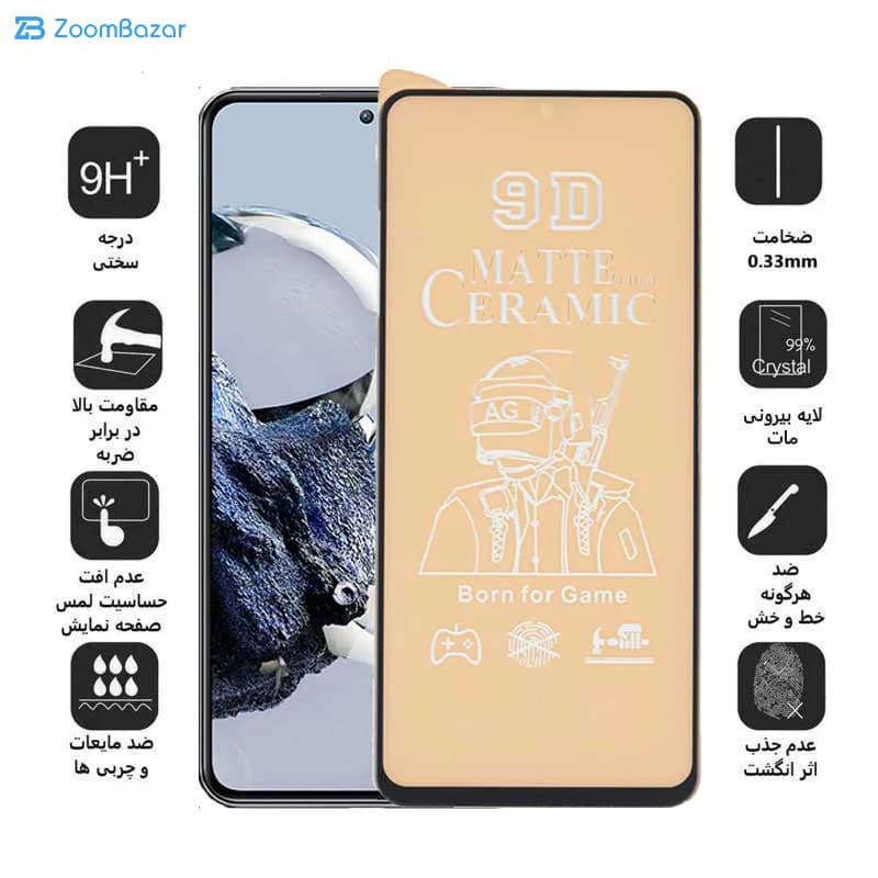 گلس سرامیکی مات اپیکوی مدل BodyGuard مناسب برای گوشی موبایل شیائومی Mi 12T Pro/ Mi 12T/ Mi 11T Pro/ Mi 11T/ Poco F4/ Poco F3/ Poco X4 Pro 5G — تصویر ۳
