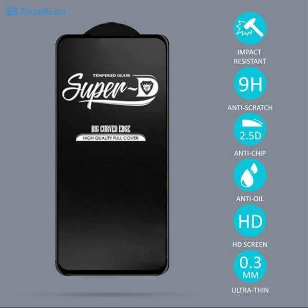 گلس اپیکوی مدل Super 5D مناسب برای گوشی موبایل شیائومی K50 / K50 Pro / K40 / K40s / K40 Pro Plus — تصویر ۲