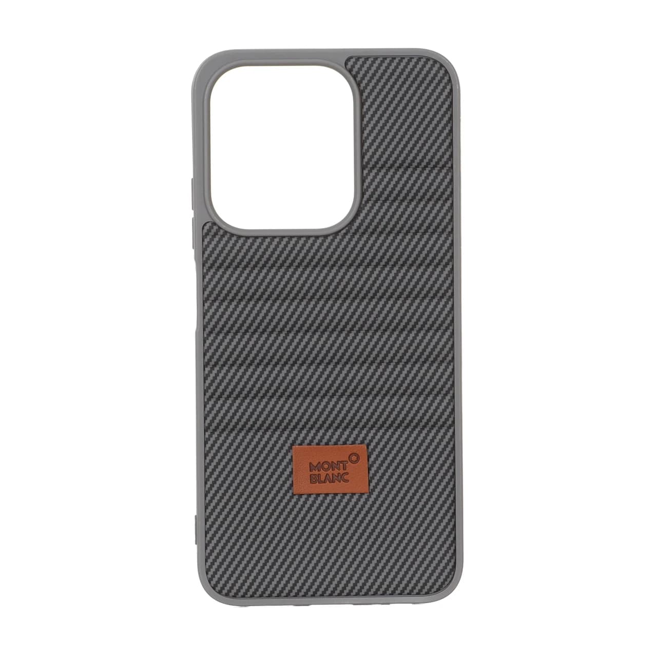 قاب Mont Blanc پافری طرح هاشور نسخه گلوبال Xiaomi Redmi 15C / Poco C85 – خاکستری