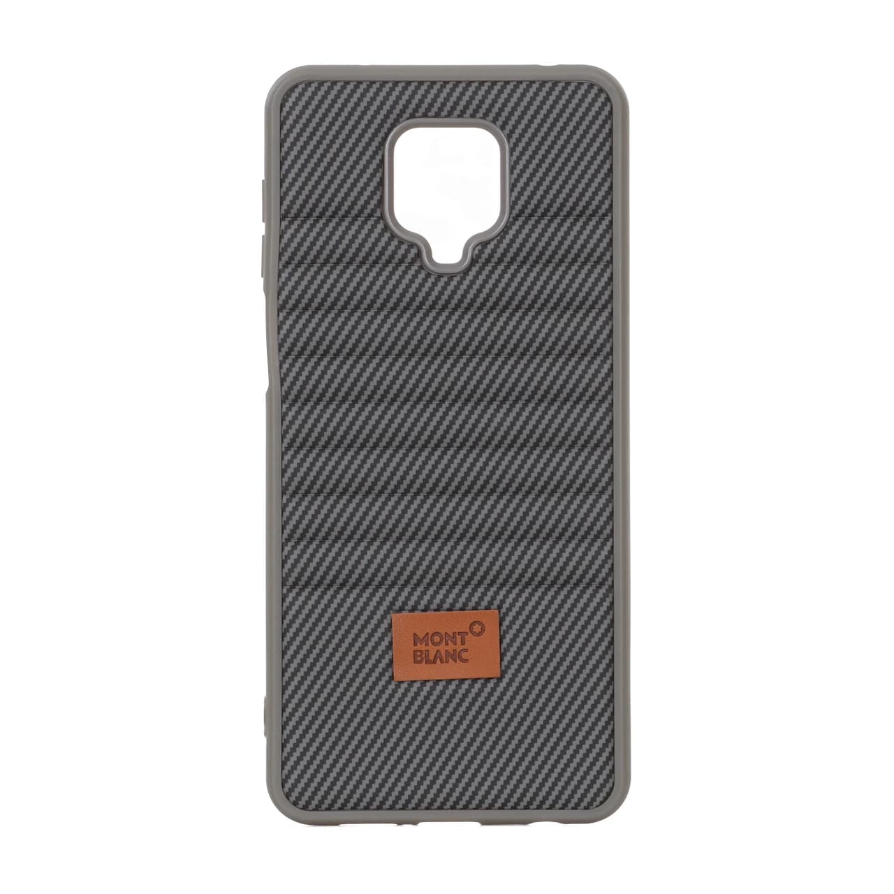 قاب Mont Blanc پافری طرح هاشور Xiaomi Redmi Note 9S / Redmi Note 9 Pro / Redmi Note 9 Pro Max – خاکستری