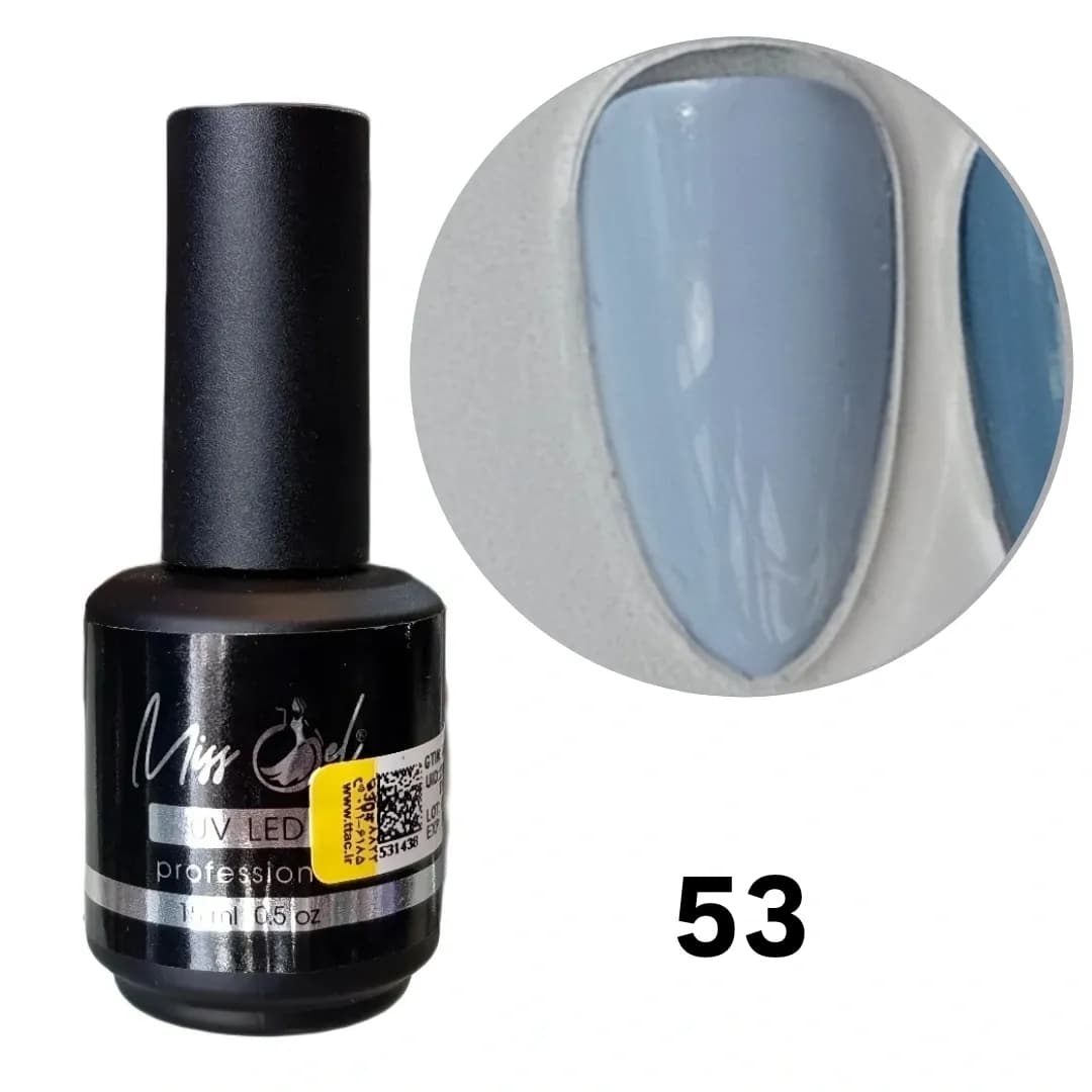 ژل لاک میس ژل شماره 53 Miss Gel