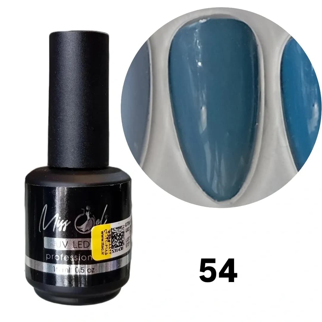 ژل لاک میس ژل شماره 54 Miss Gel
