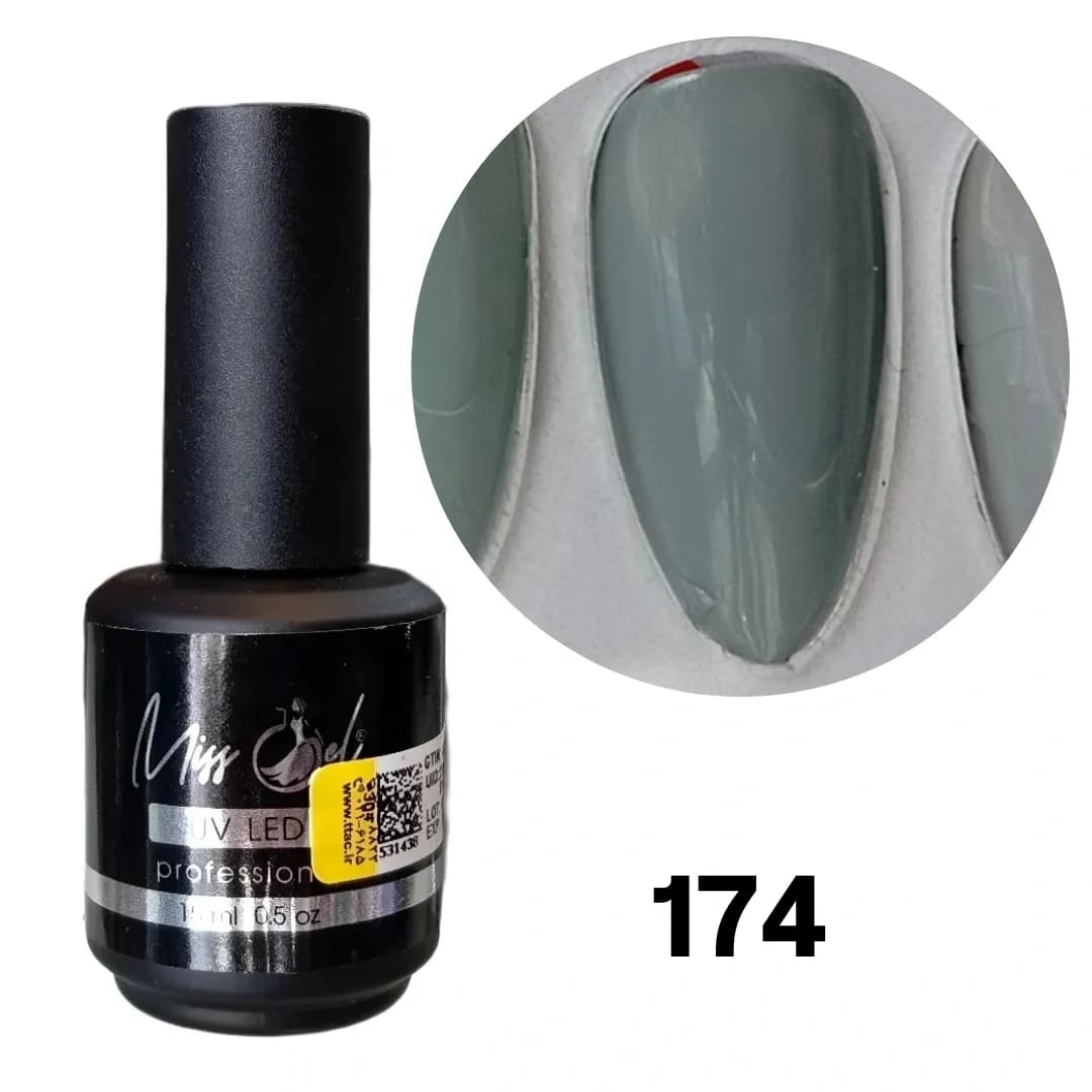 ژل لاک میس ژل شماره 174 Miss Gel