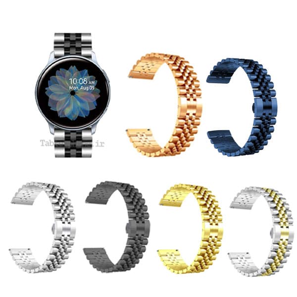 بند ساعت سامسونگ Galaxy Watch Active 2 استیل 5Rows