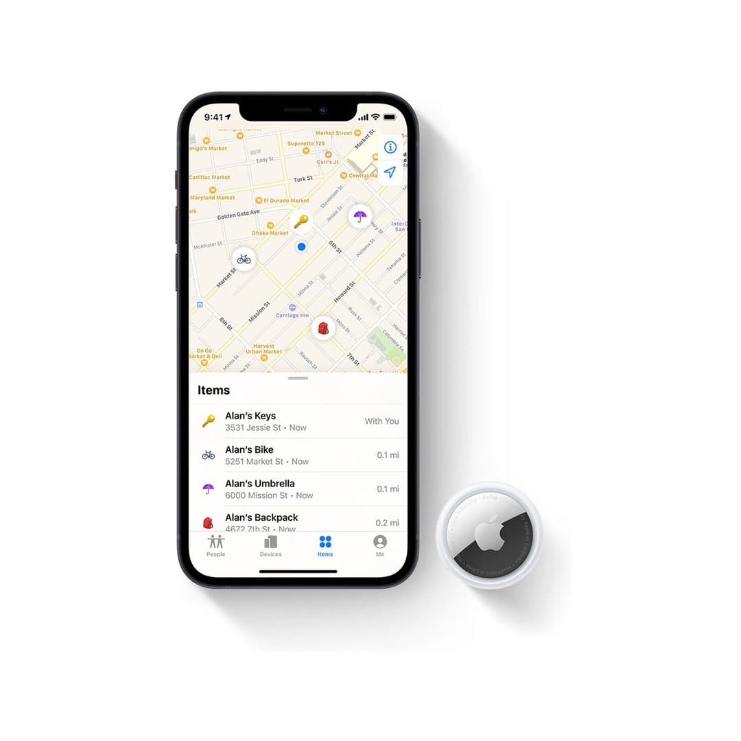 ردیاب هوشمند اپل Apple مدل AirTag بسته 4 عددی — تصویر ۲