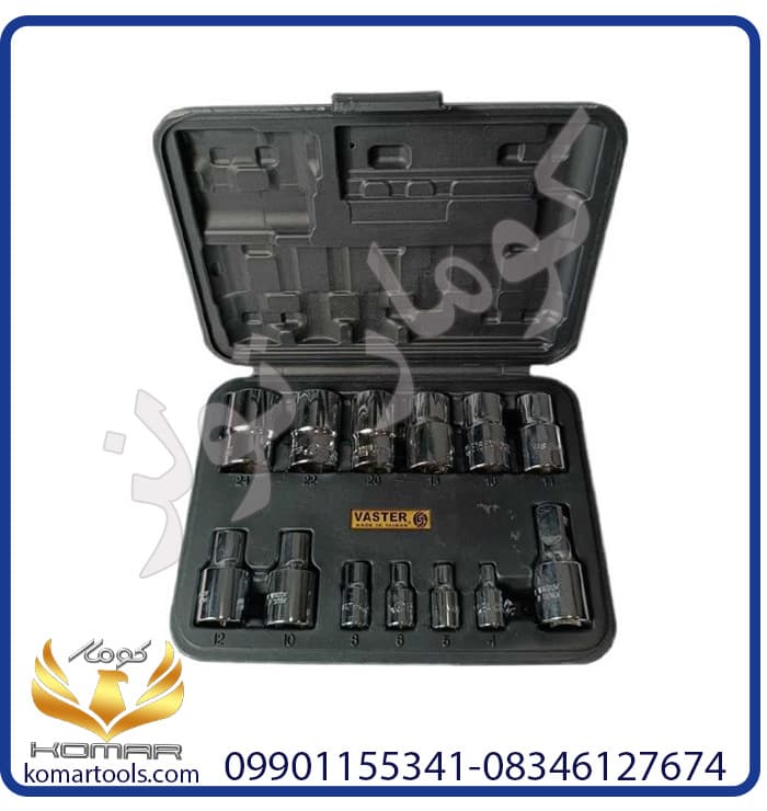 جعبه بکس 13 پارچه E 1/2 *1/4 واستر