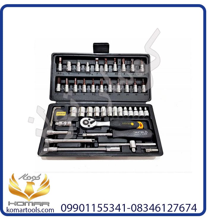 جعبه بکس 46 پارچه 1/4 VA-SS2046 واستر