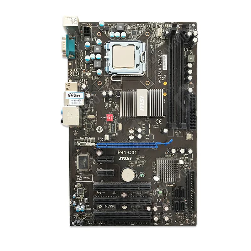 باندل مادربرد MSI P41-C31 و Core 2 Duo E6300 استوک