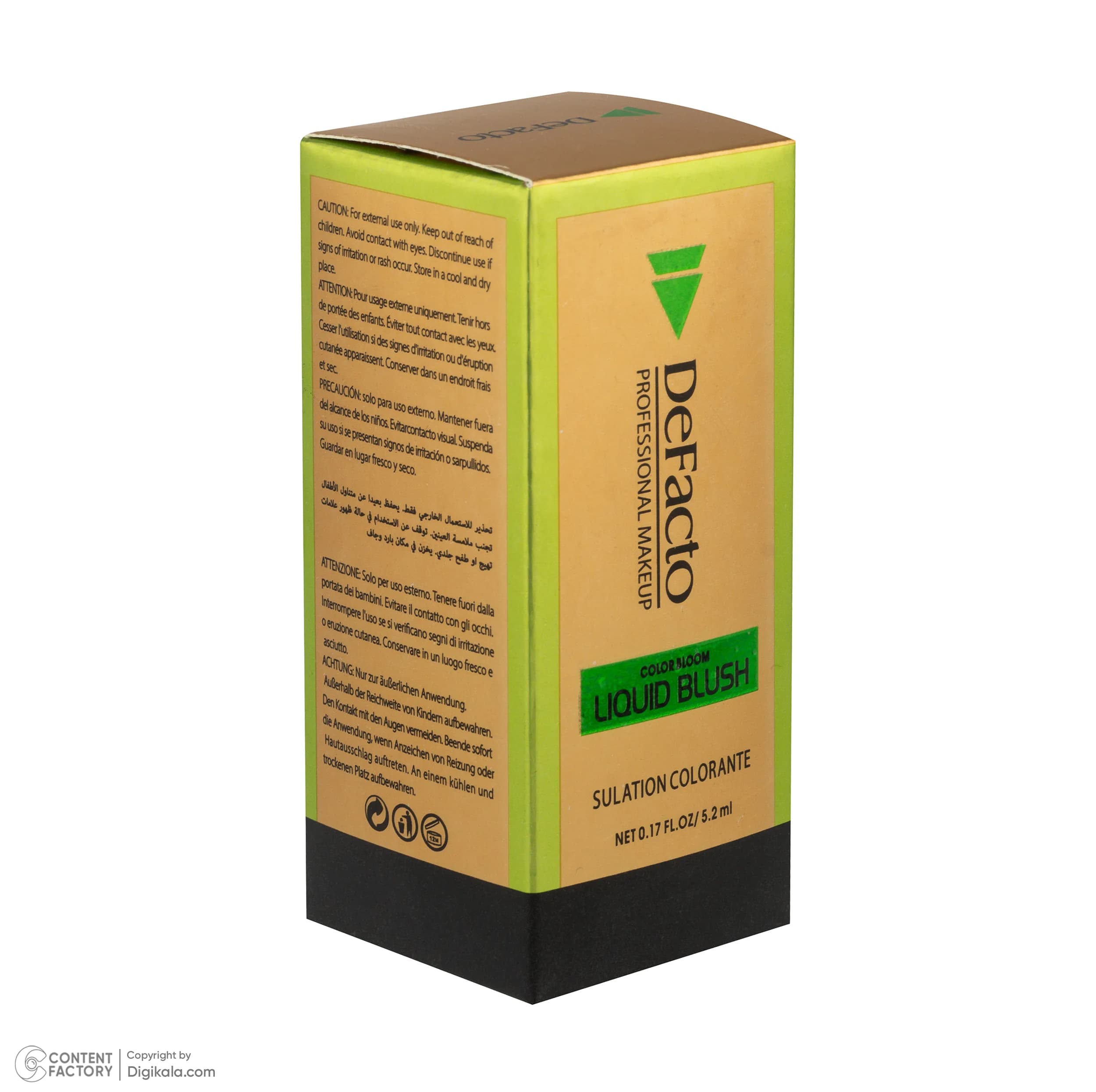 رژگونه مایع مات دیفکتو مدل professional شماره 6 — تصویر ۷
