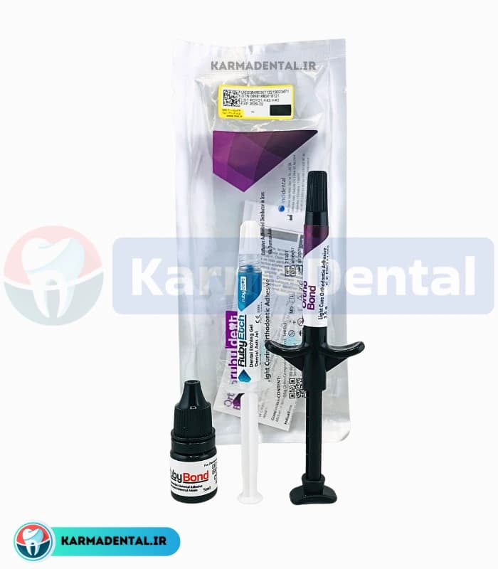 کیت کامل چسب ارتودنسی روبی دنت – Ruby Dent Ortho Bond Light Cure