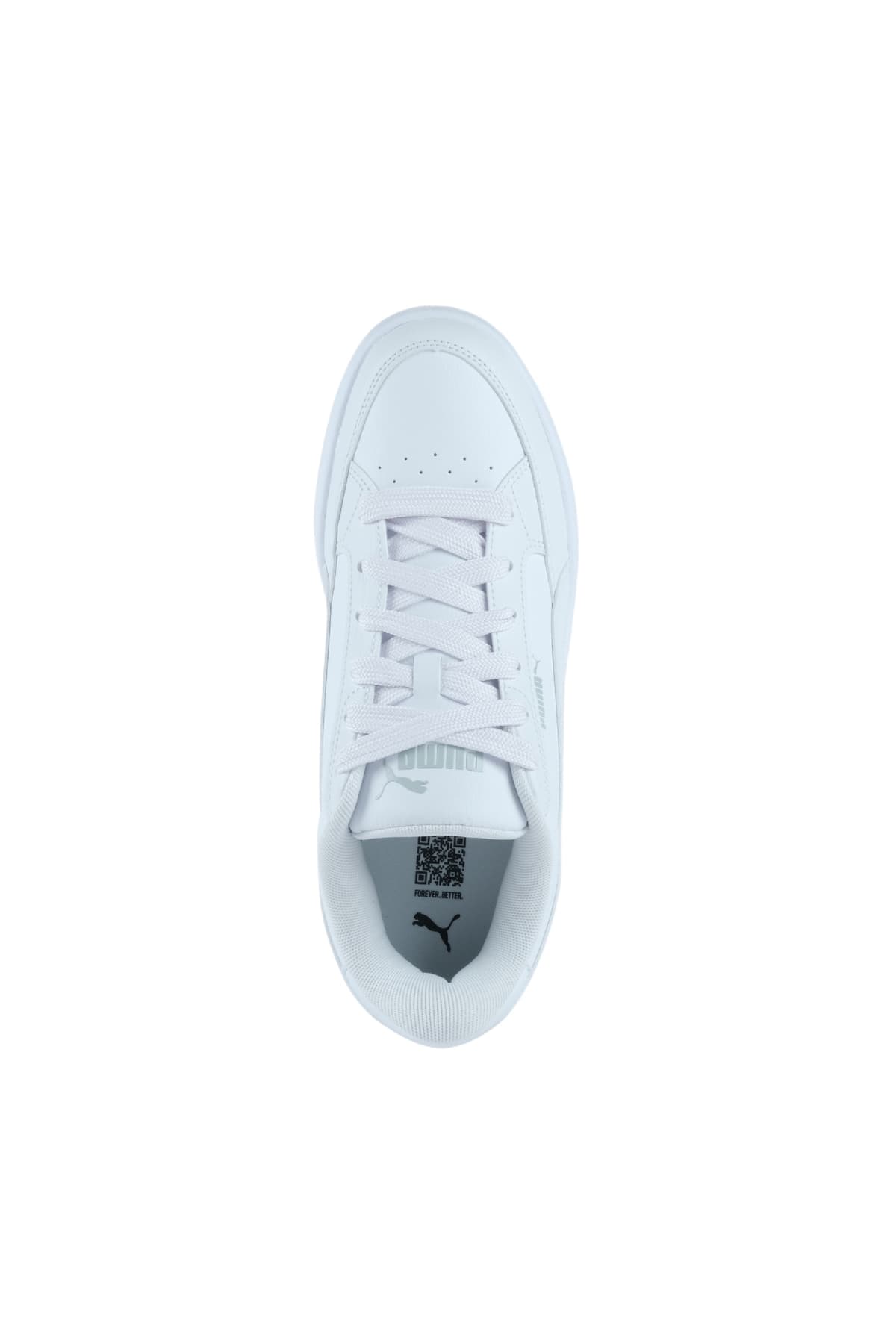 کفش اسنیکر پوما مردانه چرم مصنوعی بنفش بیسیک راسته | Puma 404482 ID — تصویر ۳