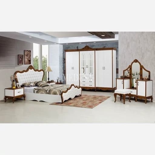 تخت خواب دونفره کلاسیک و مدرن سرویس کامل. کامنا مدل 13153558