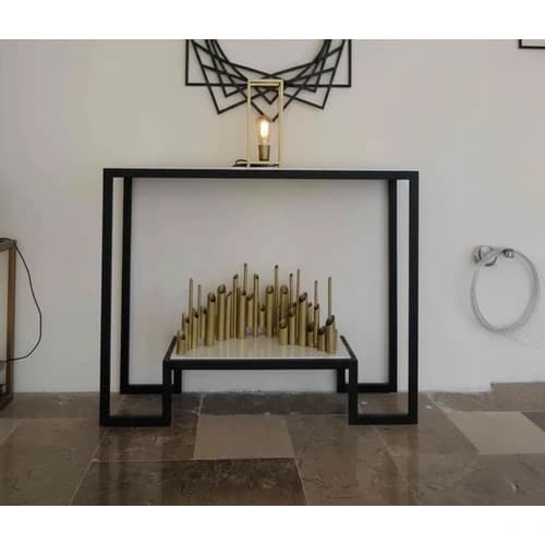 کنسول فلزی مدرن میز کنسول شیک و مقاوم برای دکوراسیون منزل کد M-128 کامنا مدل 13153506