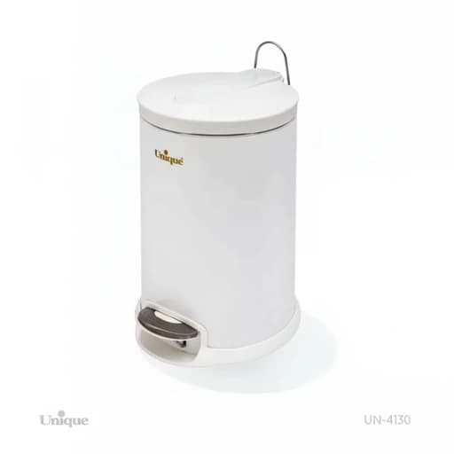 سطل زباله 16لیتر سفید یونیک کد UN-4130 کامنا مدل 13145225