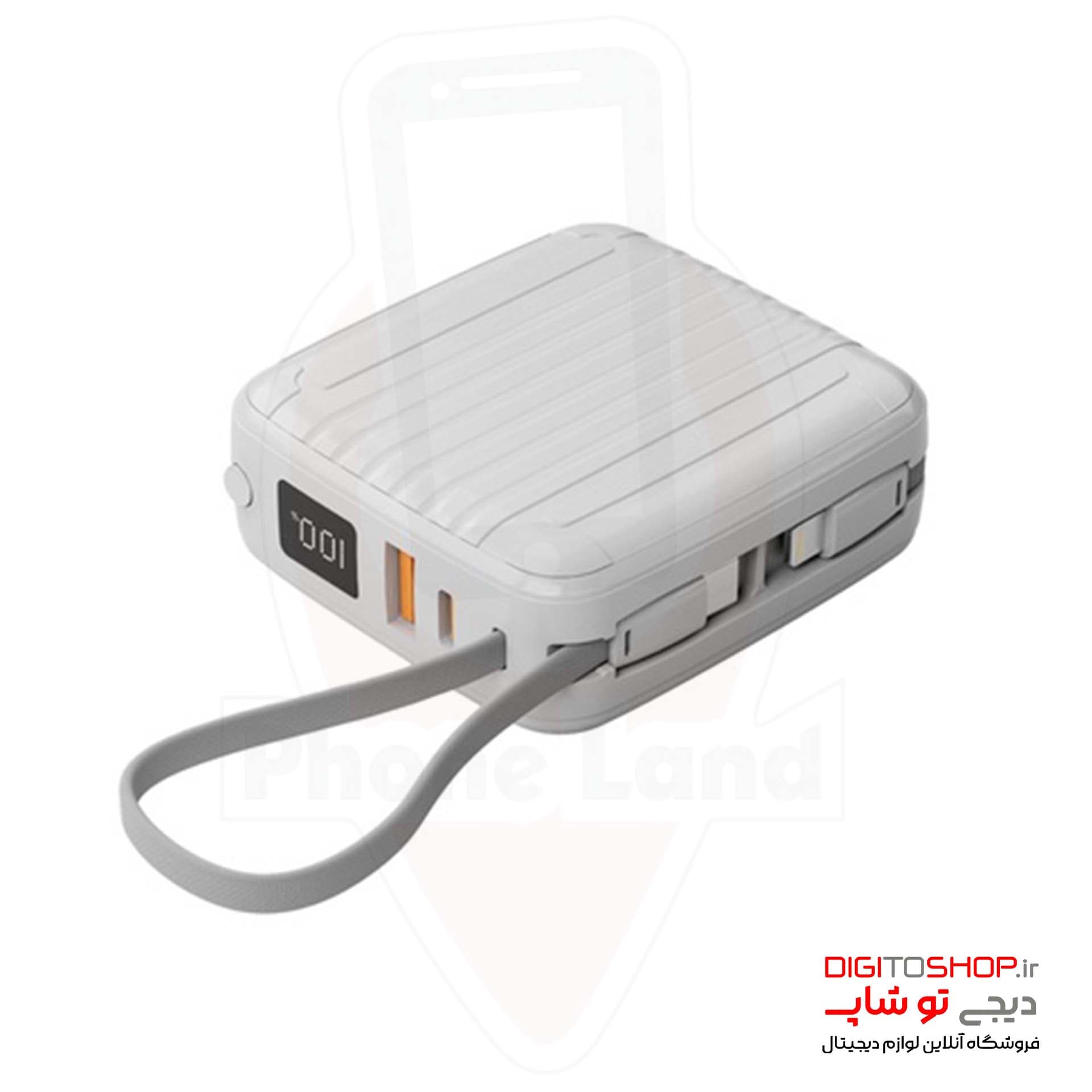 پاوربانک وایرلس مگ سیف 10000 همراه با کابل پرودو Porodo Magsafe Power Bank PD-PBFCH041