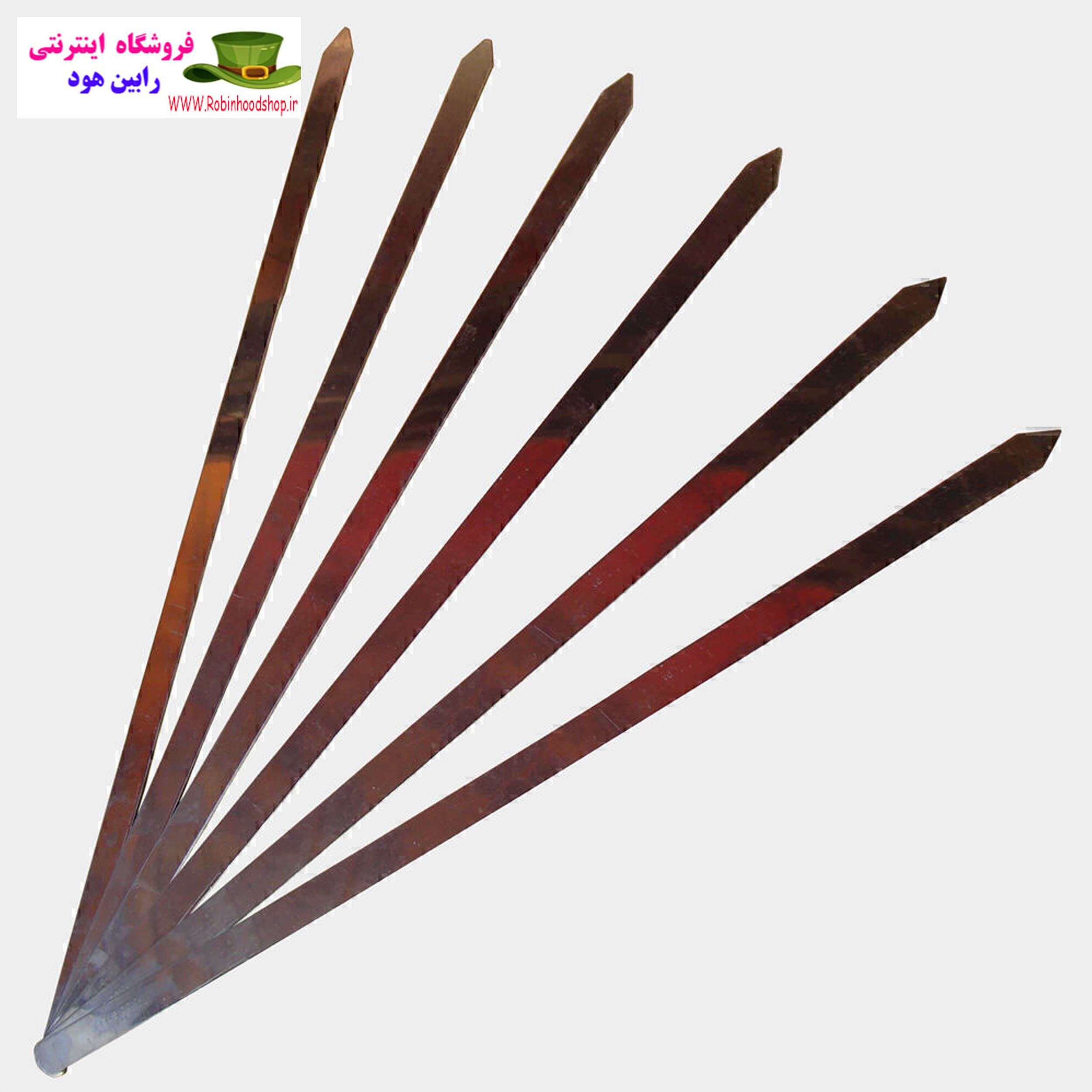 سیخ کوبیده استیل ۶۵ سانتی‌متری مدل ضدزنگ تعداد یک عدد مدل ذاکر