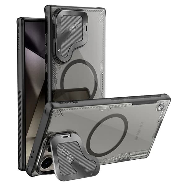 قاب کریستالی مگنتی کمرا استند Samsung Galaxy S25 Ultra مارک نیلکین مدل Iceblade Prop Magnetic — تصویر ۷