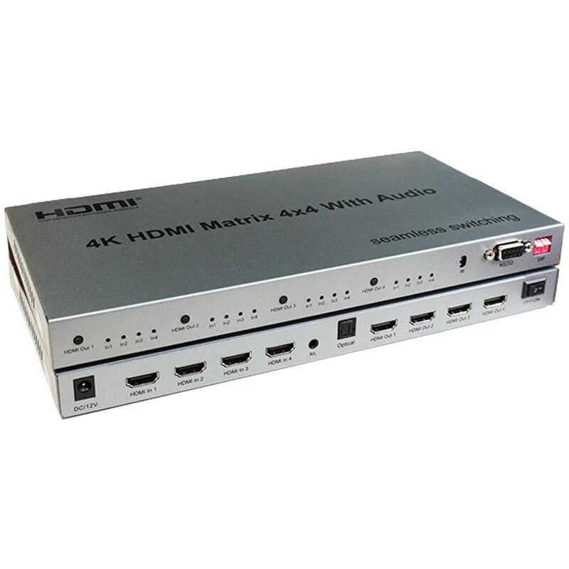 ماتریکس 4 در 4 HDMI کی نت K-M44 + ریموت کنترل — تصویر ۵