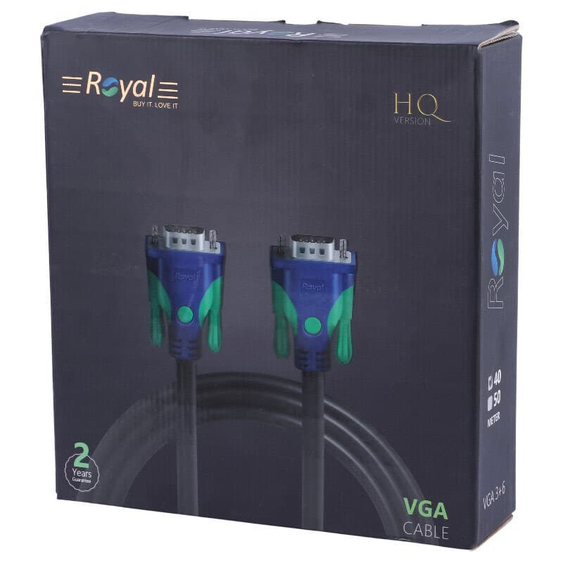 کابل 6+3 VGA رویال Royal طول 40 متر — تصویر ۶