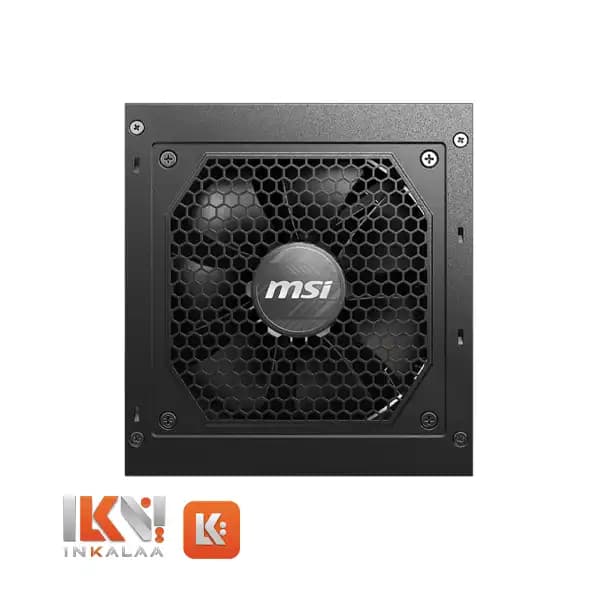 منبع تغذیه کامپیوتر استوک ام اس آی مدل MAG A850GL PCIE5 80 Plus Gold توان 850 وات