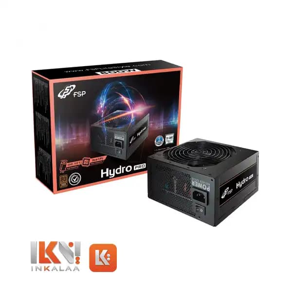 پاور کامپیوتر اف اس پی استوک مدل HYDRO PRO ظرفیت ۸۰۰ وات 80Plus Bronze
