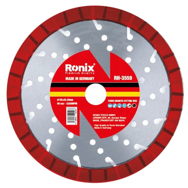 صفحه گرانیت بر توربو 125 میلی متر سگمنت 13 رونیکس مدل RONIX RH-3559