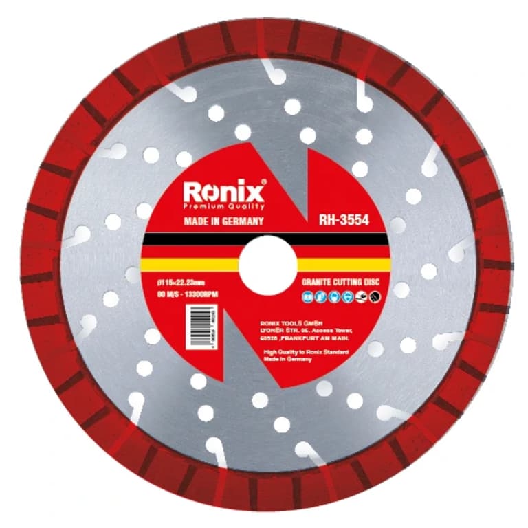 صفحه گرانیت بر 115 میلی متر سگمنت 13 رونیکس مدل RONIX RH-3554